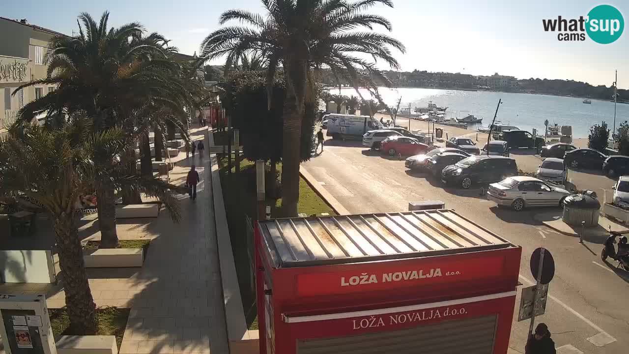 Webcam live Novalja – Obala Petra Krešimira IV