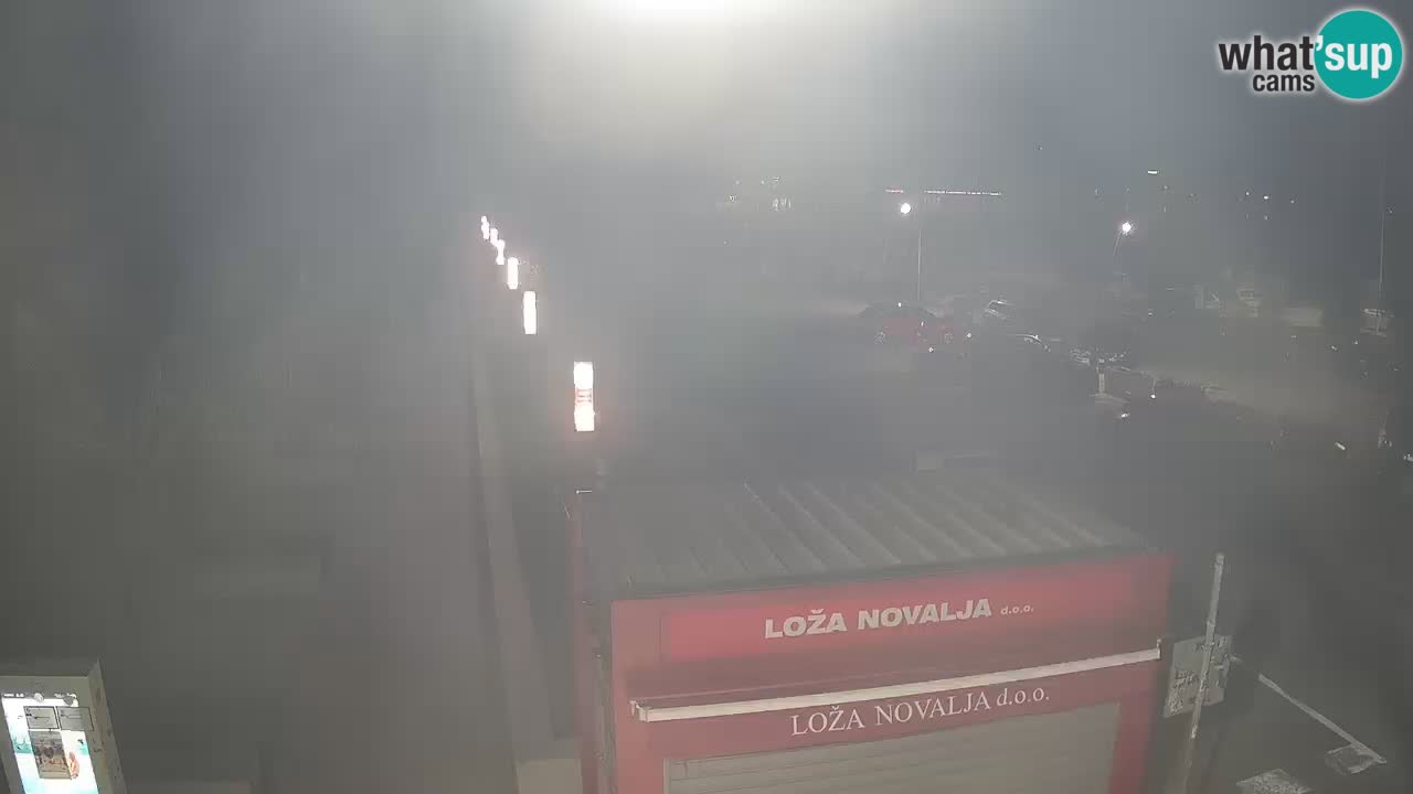 Camera en diecto Novalja – Obala Petra Krešimira IV