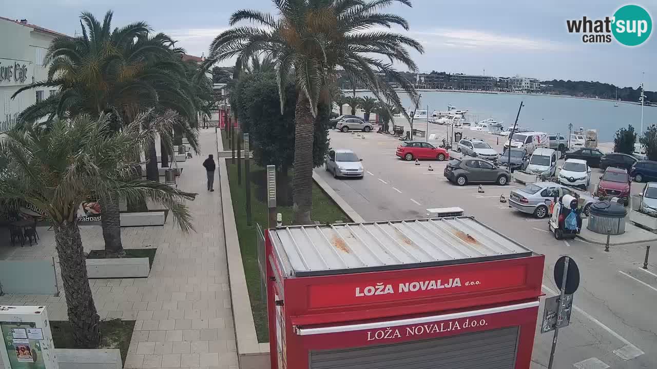 Live cam Novalja – Obala Petra Krešimira IV