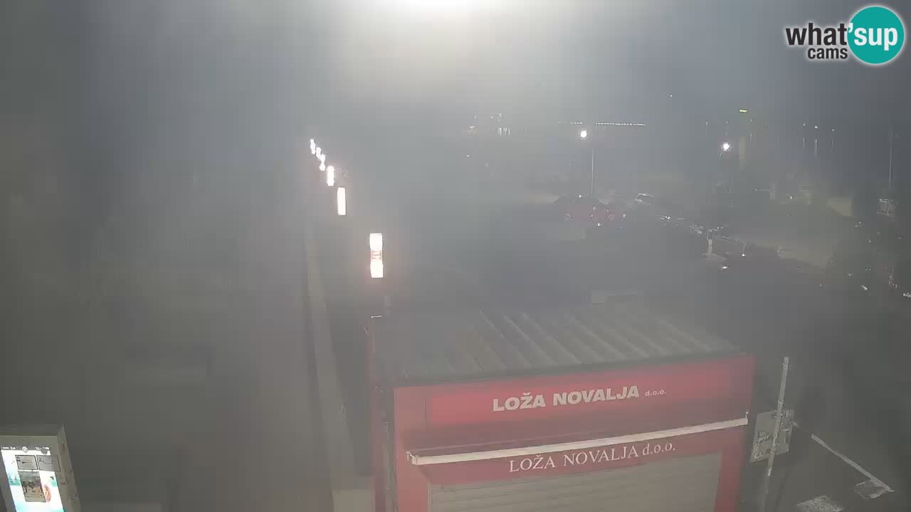Live cam Novalja – Obala Petra Krešimira IV