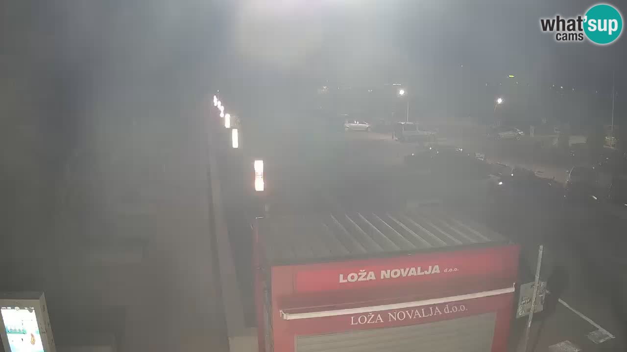 Web kamera Novalja – Obala Petra Krešimira IV