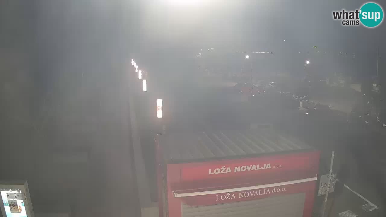 Webcam live Novalja – Obala Petra Krešimira IV