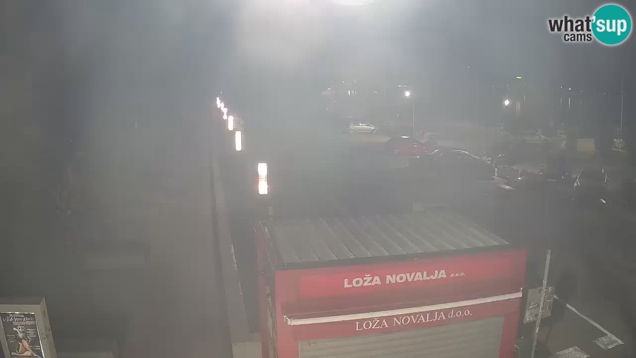 Live cam Novalja – Obala Petra Krešimira IV