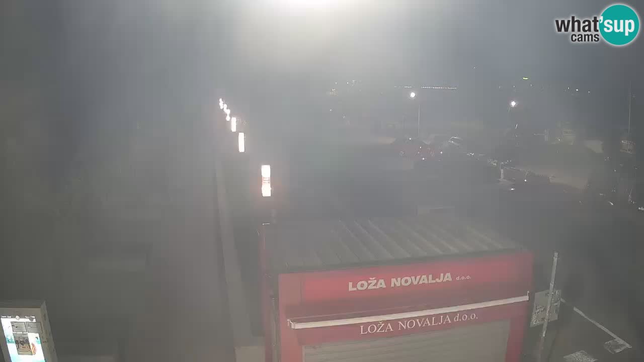 Live cam Novalja – Obala Petra Krešimira IV
