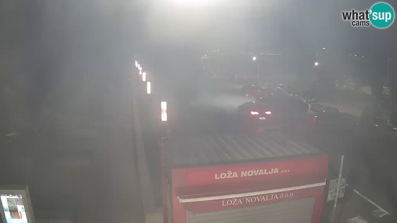 Camera en diecto Novalja – Obala Petra Krešimira IV