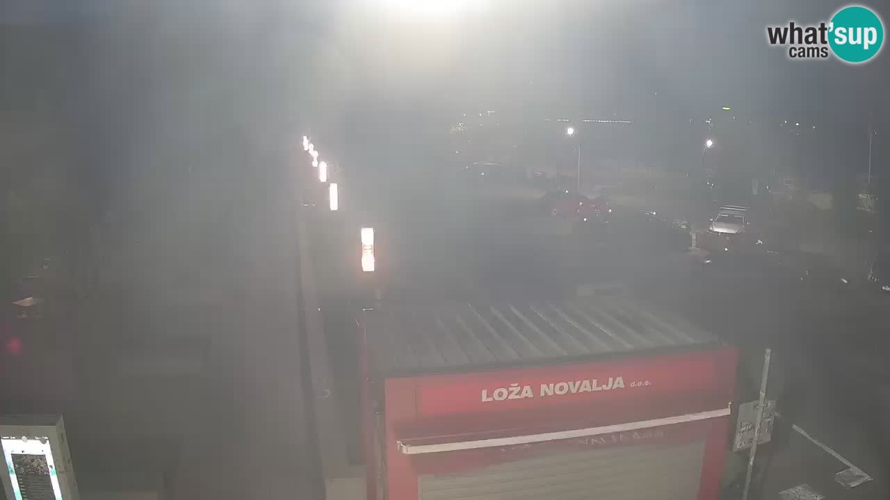 Live cam Novalja – Obala Petra Krešimira IV