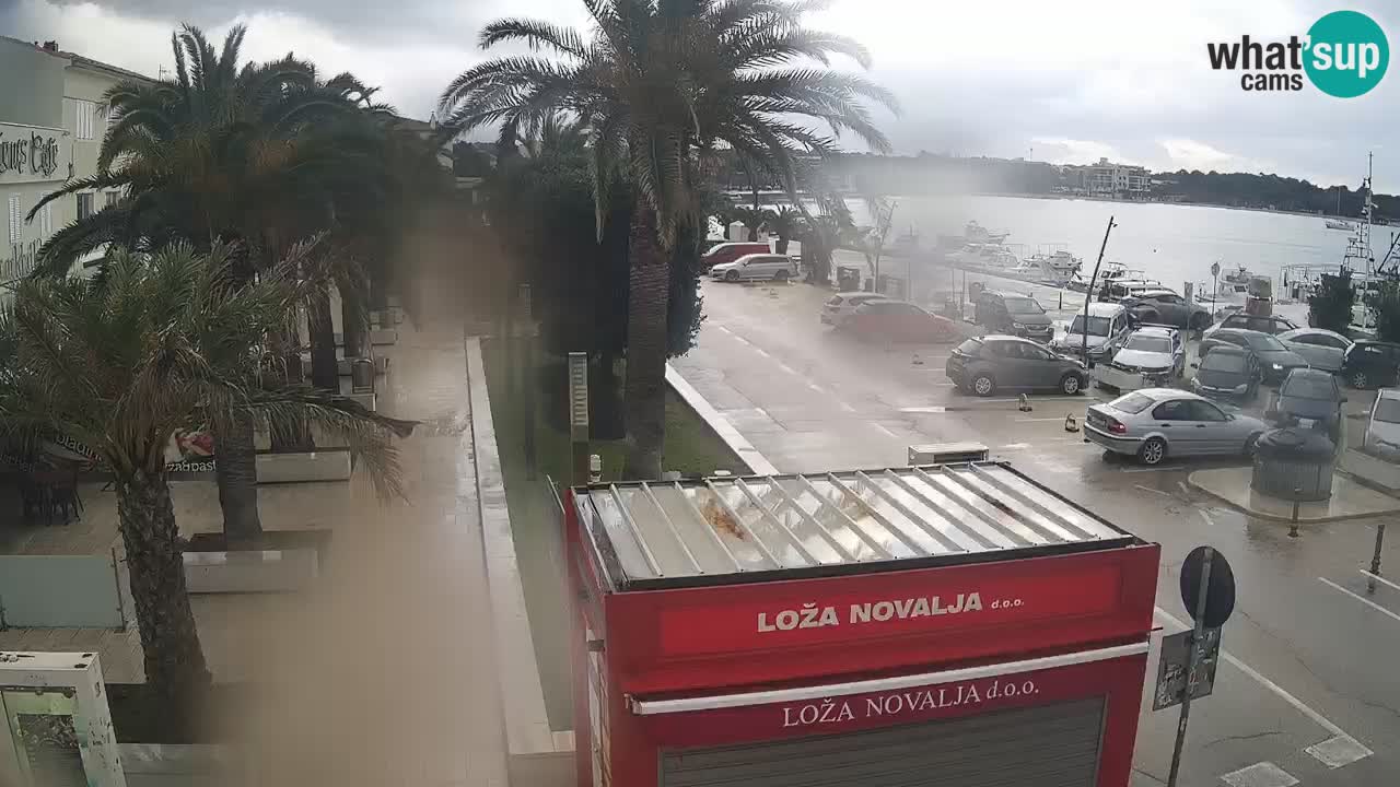 Webcam live Novalja – Obala Petra Krešimira IV