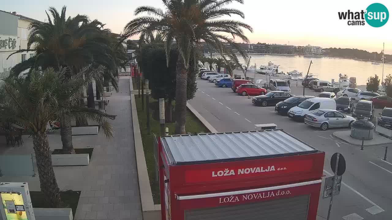 Live cam Novalja – Obala Petra Krešimira IV