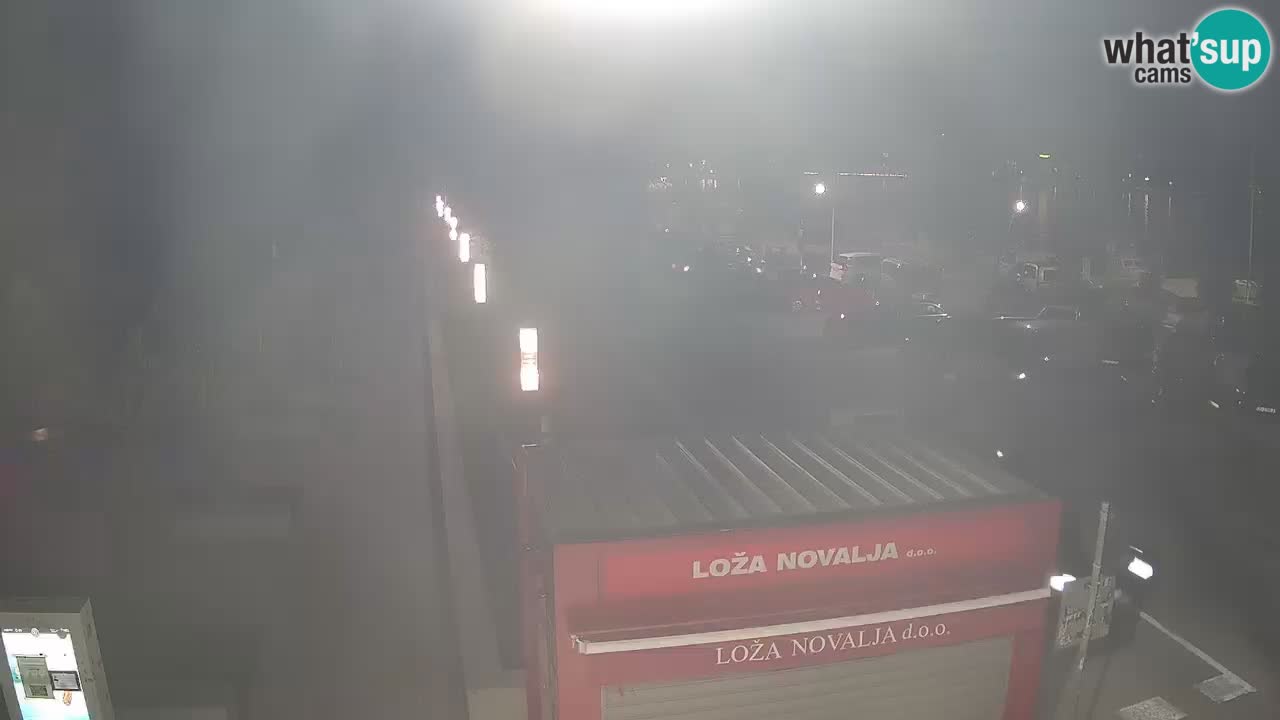 Live cam Novalja – Obala Petra Krešimira IV