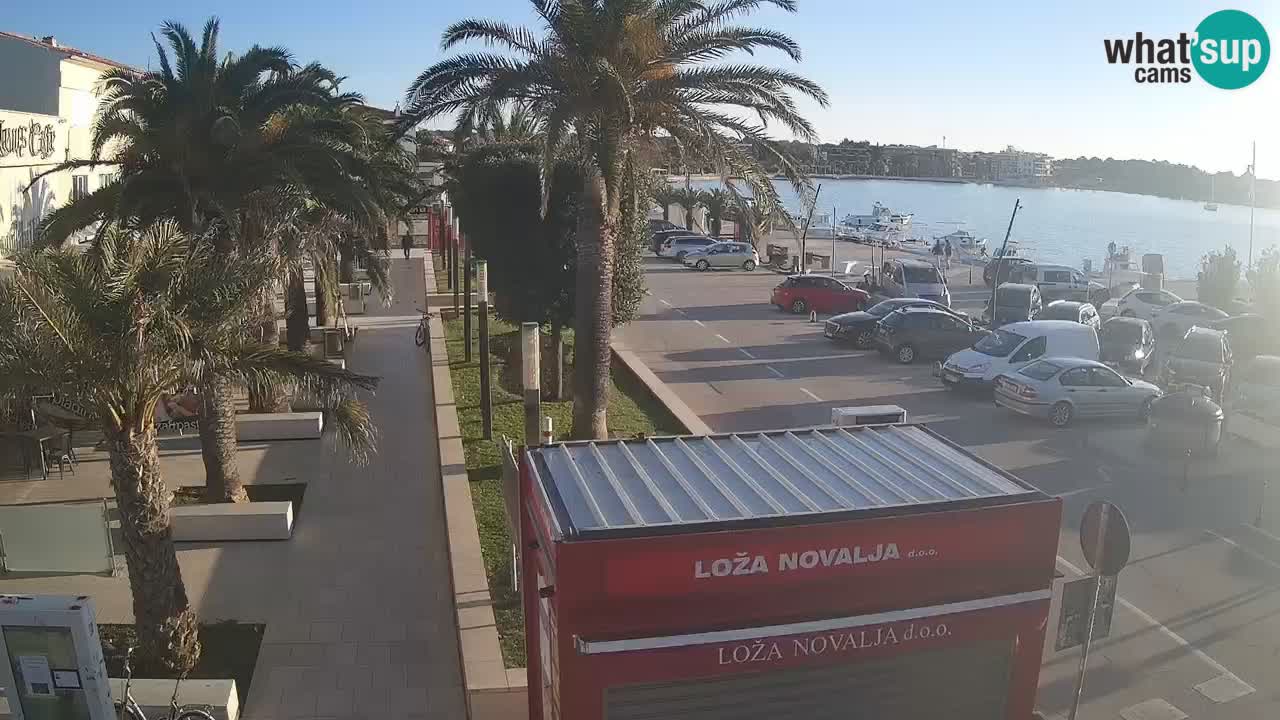 Web kamera Novalja – Obala Petra Krešimira IV