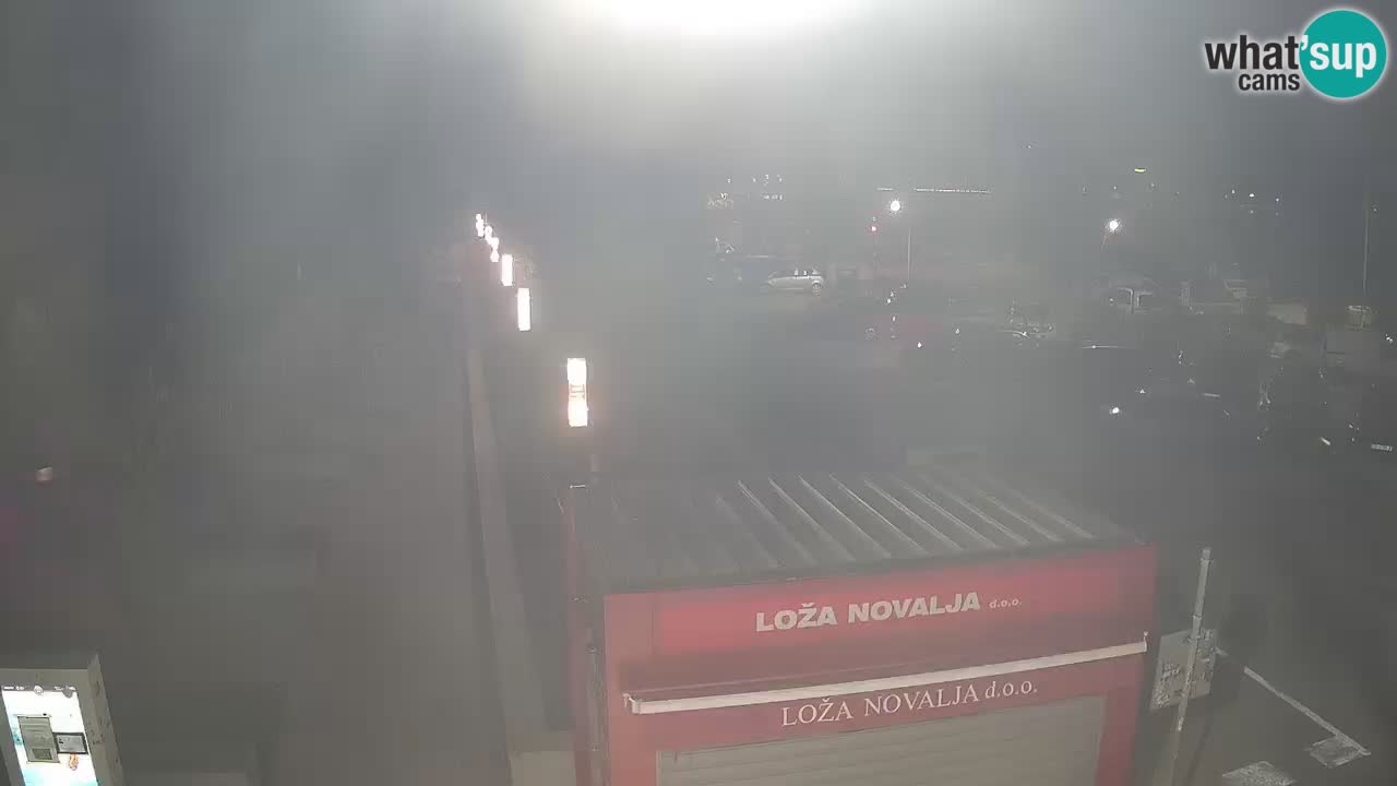 Spletna kamera Novalja – Obala Petra Krešimira IV