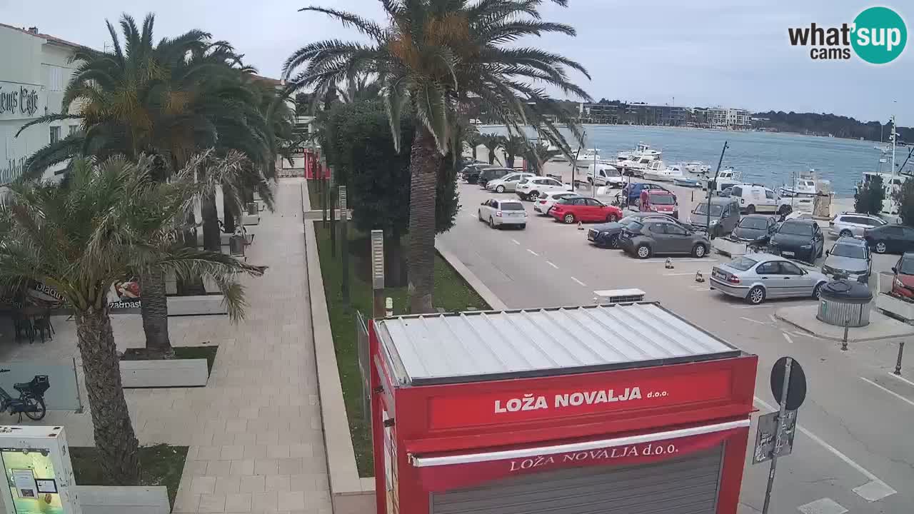 Live cam Novalja – Obala Petra Krešimira IV