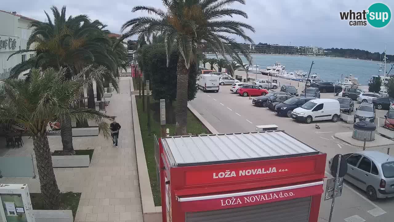 Webcam Novalja – Obala Petra Krešimira IV