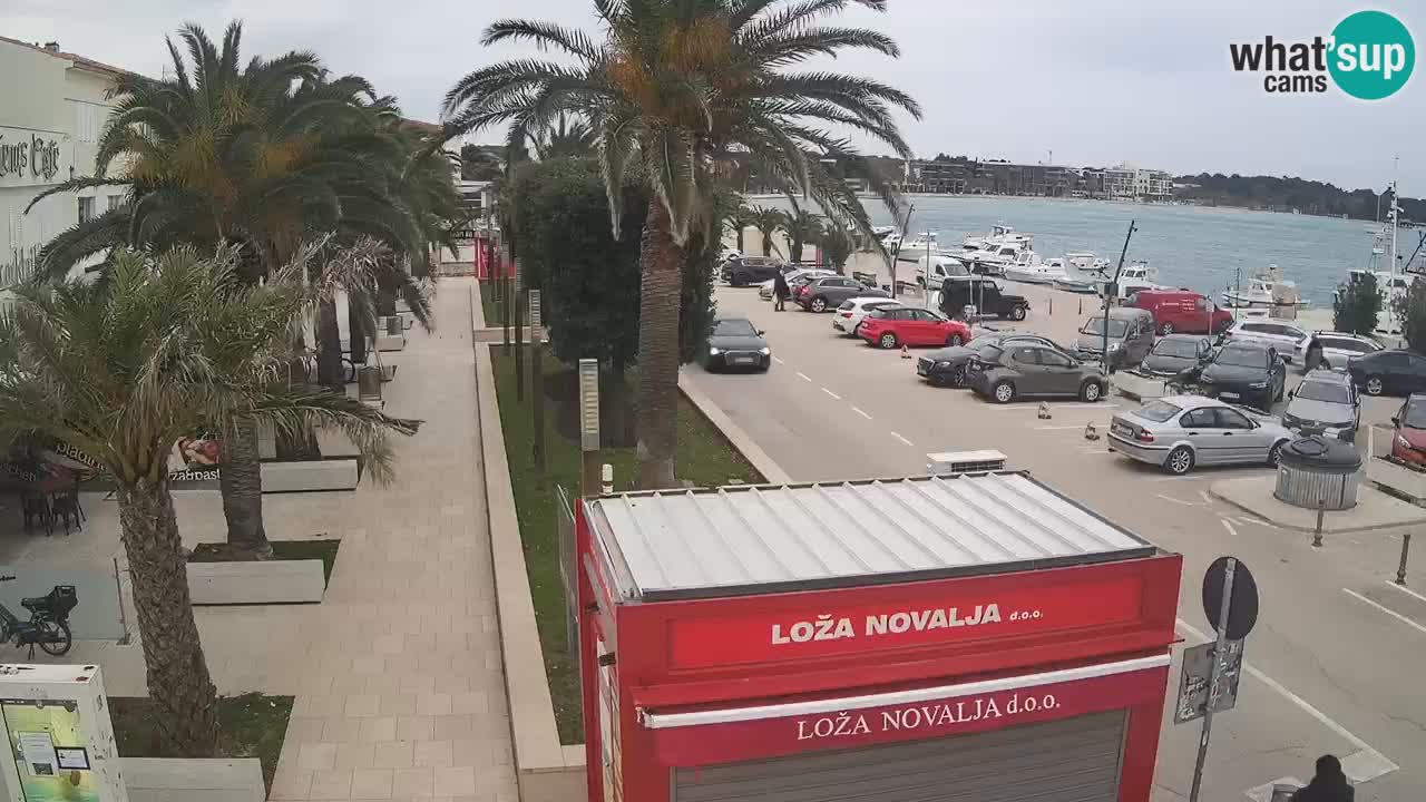 Webcam live Novalja – Obala Petra Krešimira IV