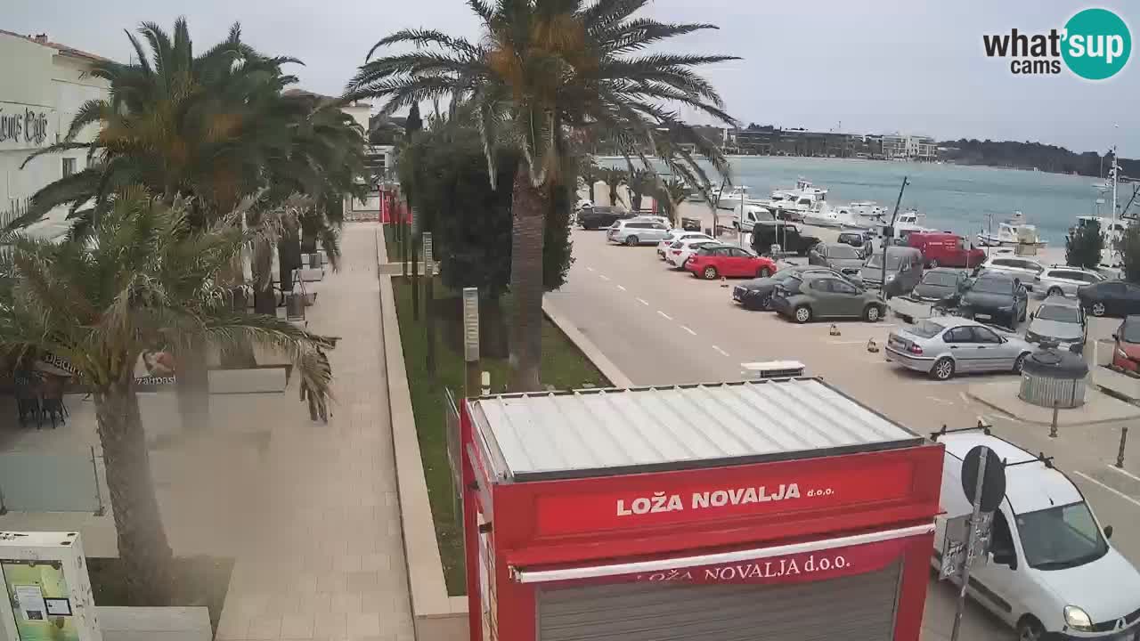 Webcam Novalja – Obala Petra Krešimira IV