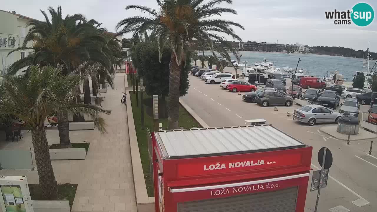 Live cam Novalja – Obala Petra Krešimira IV