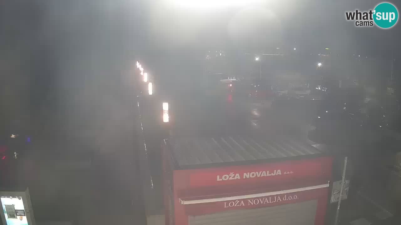 Web kamera Novalja – Obala Petra Krešimira IV