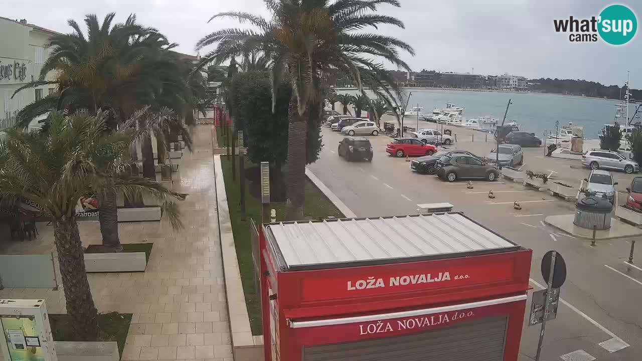 Live cam Novalja – Obala Petra Krešimira IV