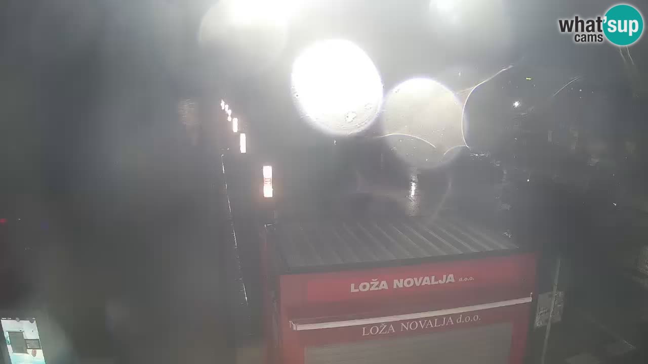 Spletna kamera Novalja – Obala Petra Krešimira IV