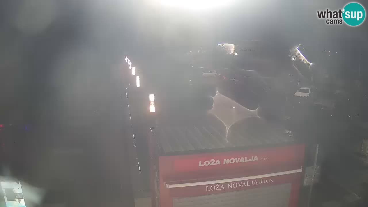 Spletna kamera Novalja – Obala Petra Krešimira IV