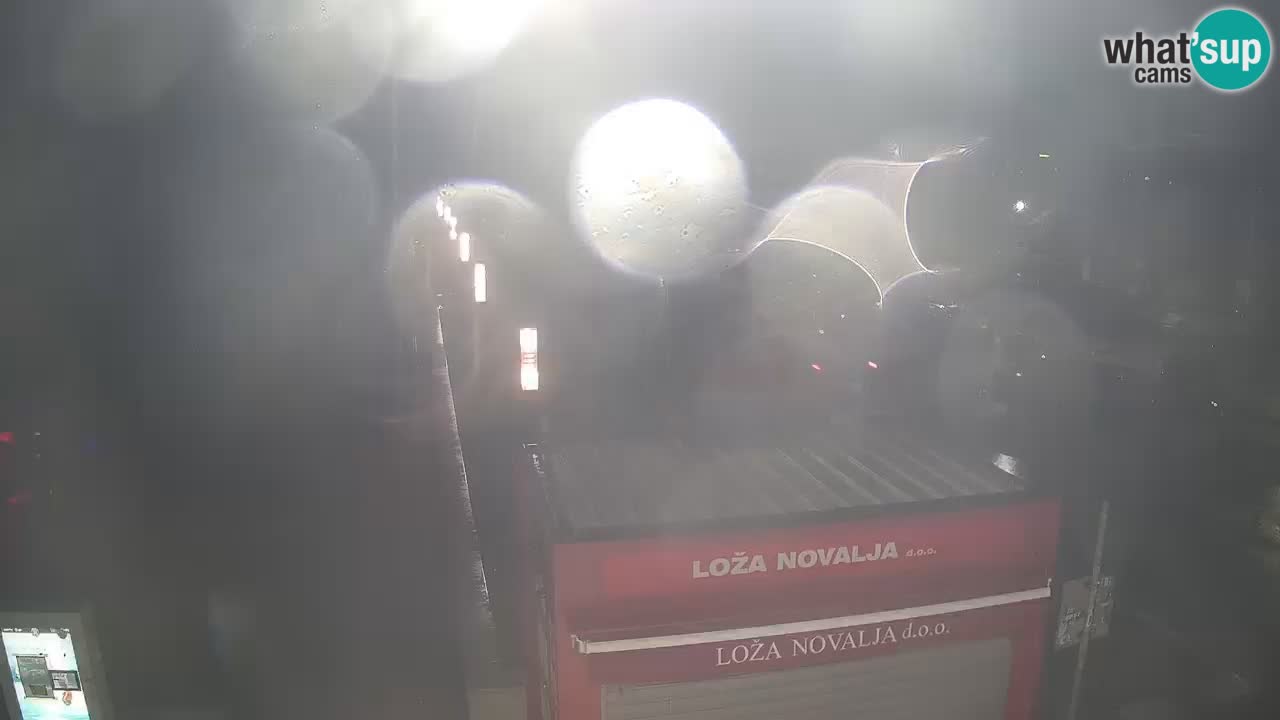 Spletna kamera Novalja – Obala Petra Krešimira IV