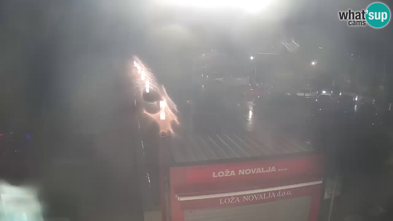 Web kamera Novalja – Obala Petra Krešimira IV