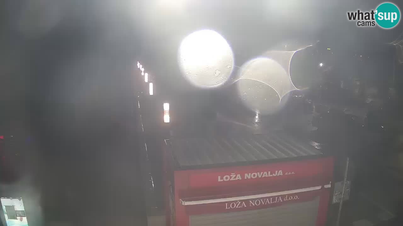 Spletna kamera Novalja – Obala Petra Krešimira IV