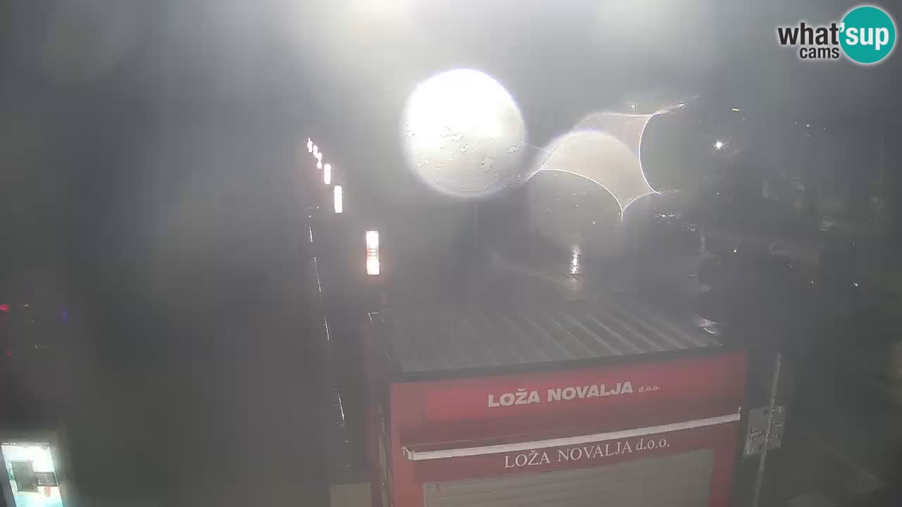 Webcam live Novalja – Obala Petra Krešimira IV