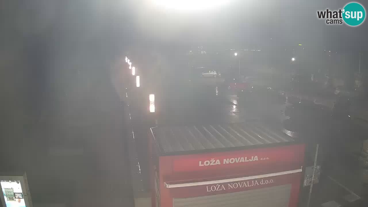 Web kamera Novalja – Obala Petra Krešimira IV