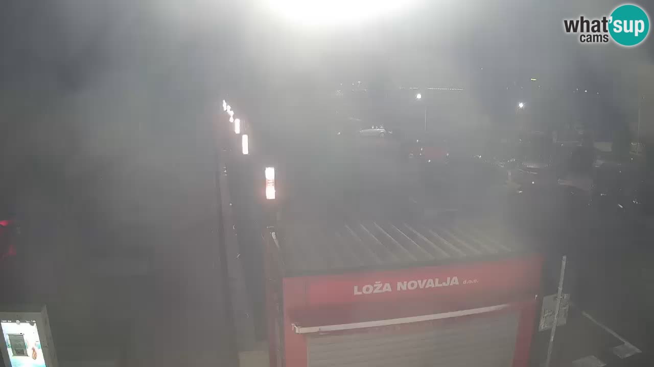 Camera en diecto Novalja – Obala Petra Krešimira IV