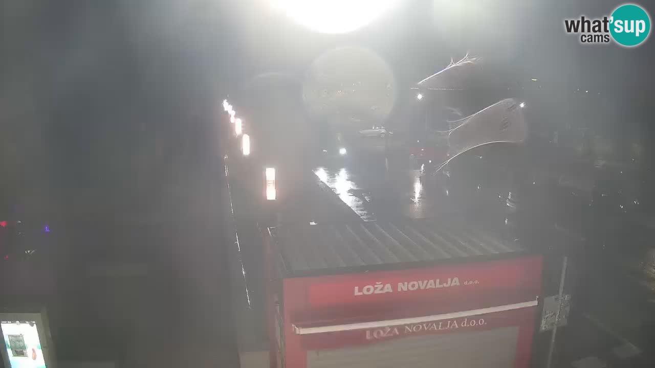 Camera en diecto Novalja – Obala Petra Krešimira IV