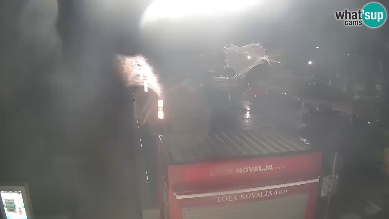 Camera en diecto Novalja – Obala Petra Krešimira IV