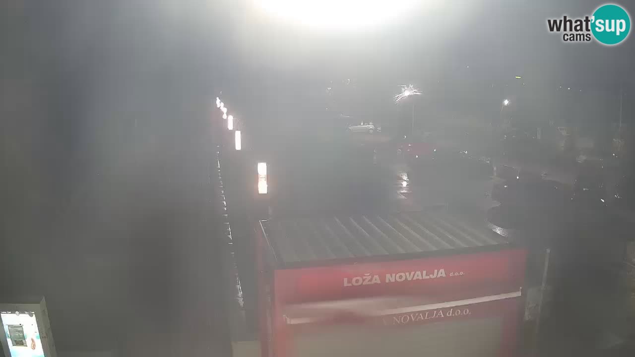 Camera en diecto Novalja – Obala Petra Krešimira IV