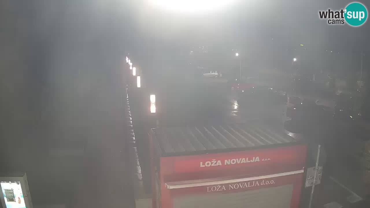 Live cam Novalja – Obala Petra Krešimira IV