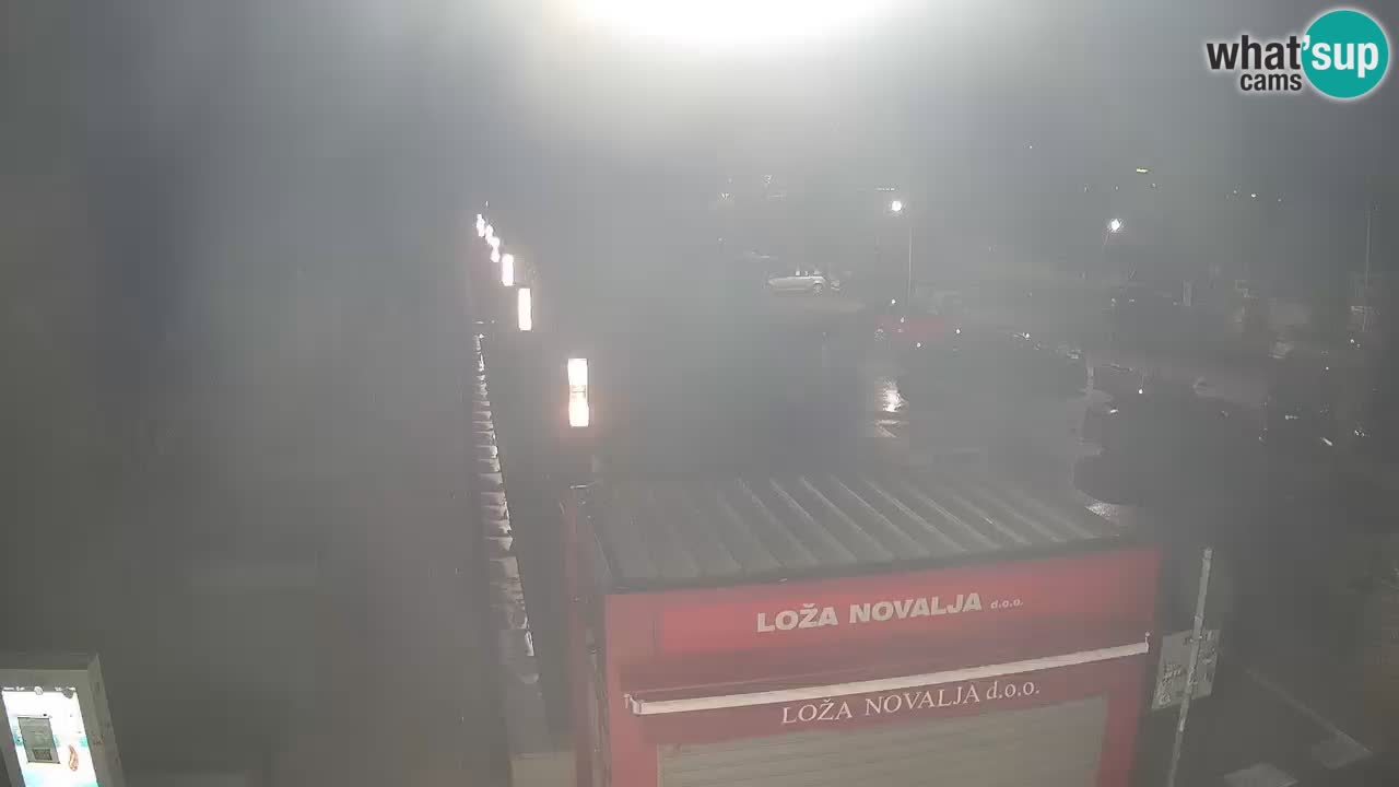 Live cam Novalja – Obala Petra Krešimira IV