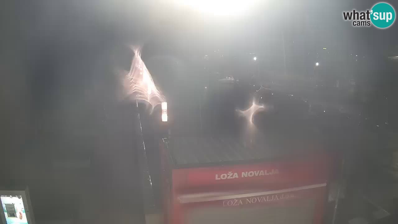 Web kamera Novalja – Obala Petra Krešimira IV