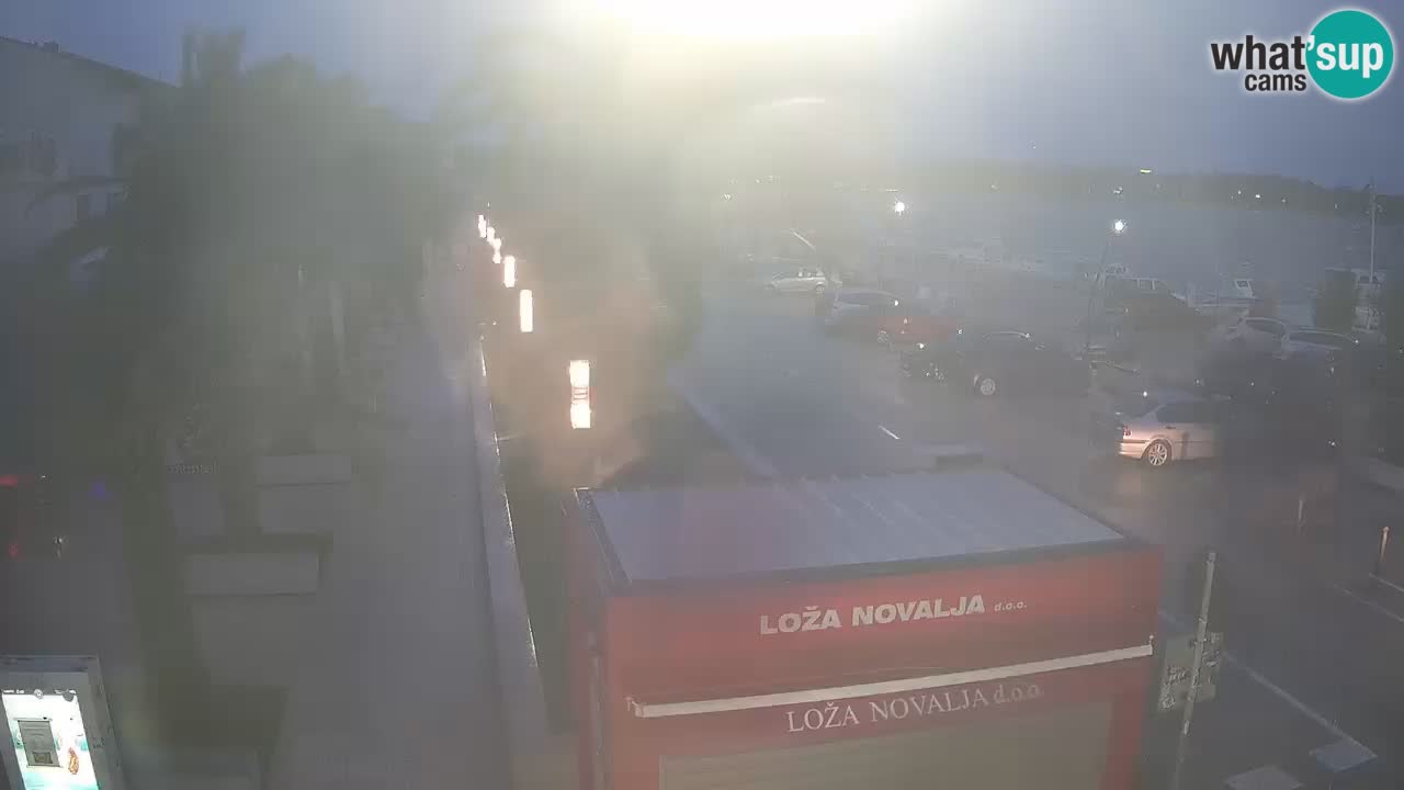 Camera en diecto Novalja – Obala Petra Krešimira IV