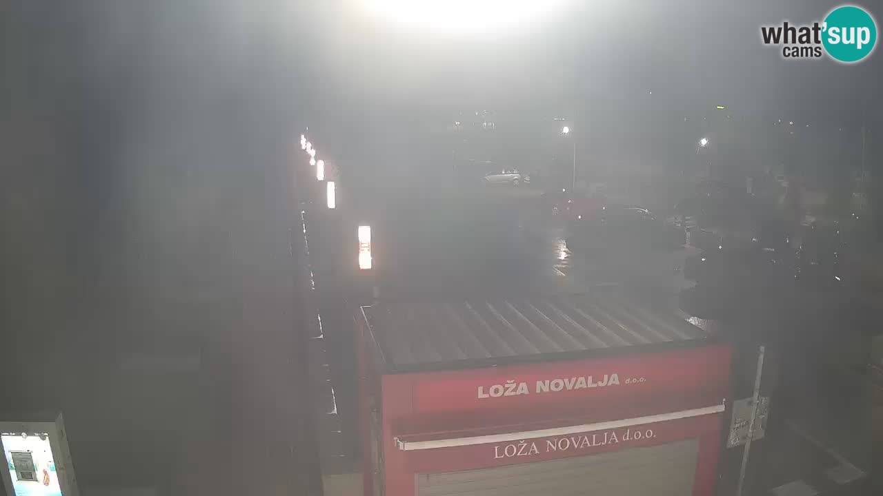 Webcam live Novalja – Obala Petra Krešimira IV