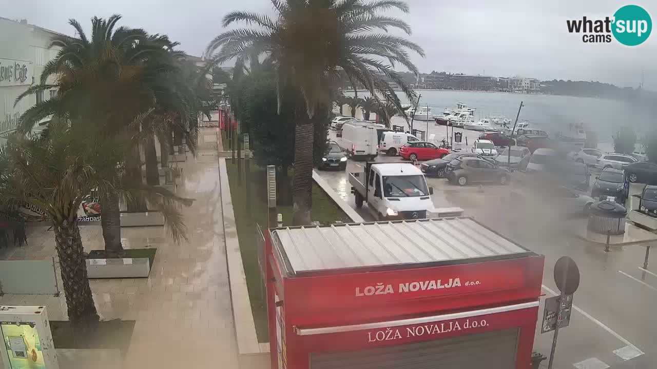 Camera en diecto Novalja – Obala Petra Krešimira IV