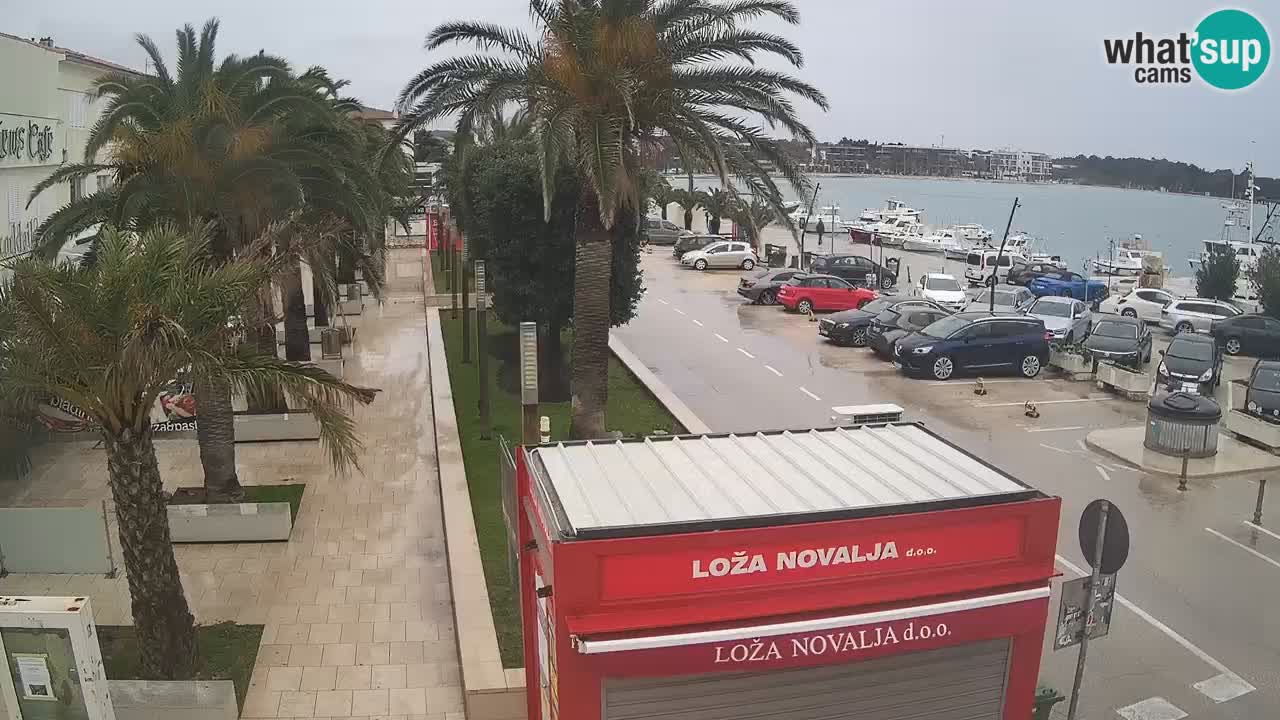 Live cam Novalja – Obala Petra Krešimira IV