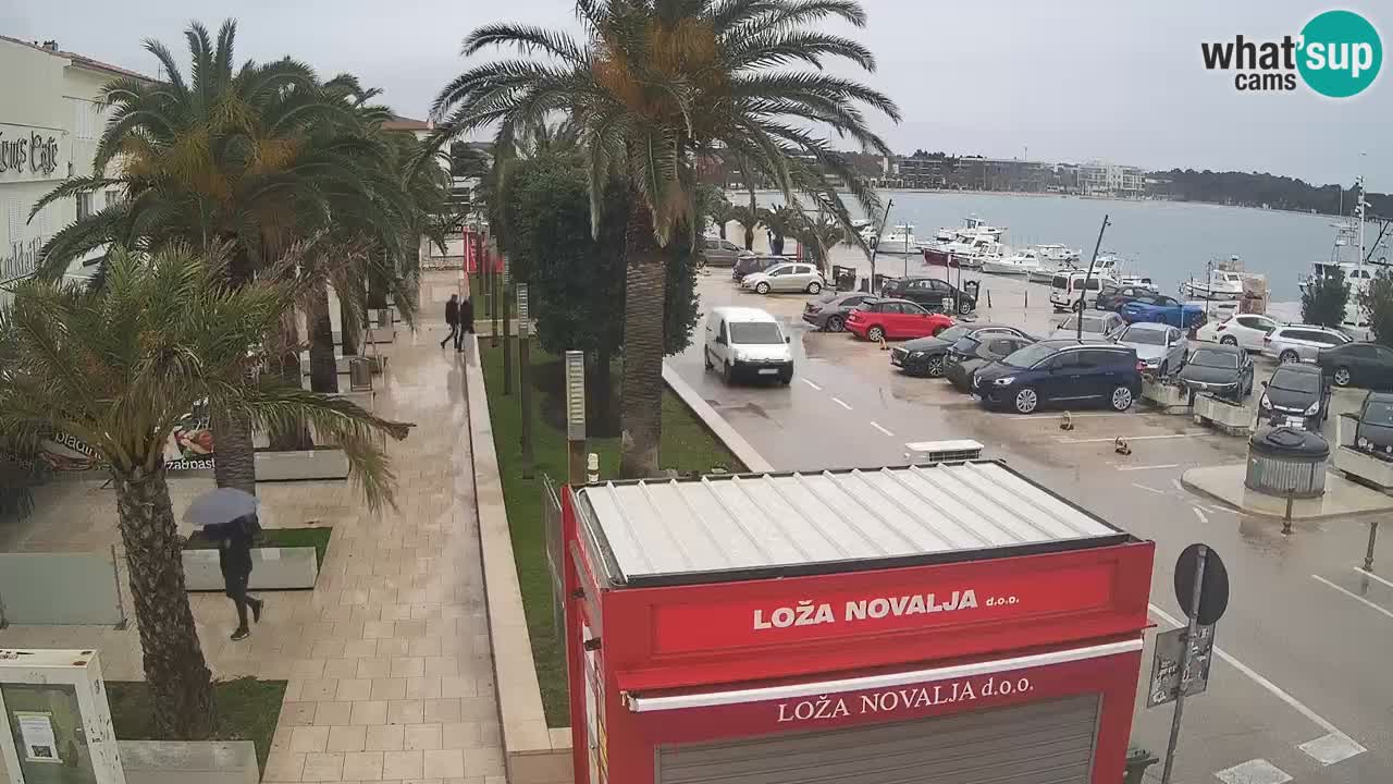 Live cam Novalja – Obala Petra Krešimira IV