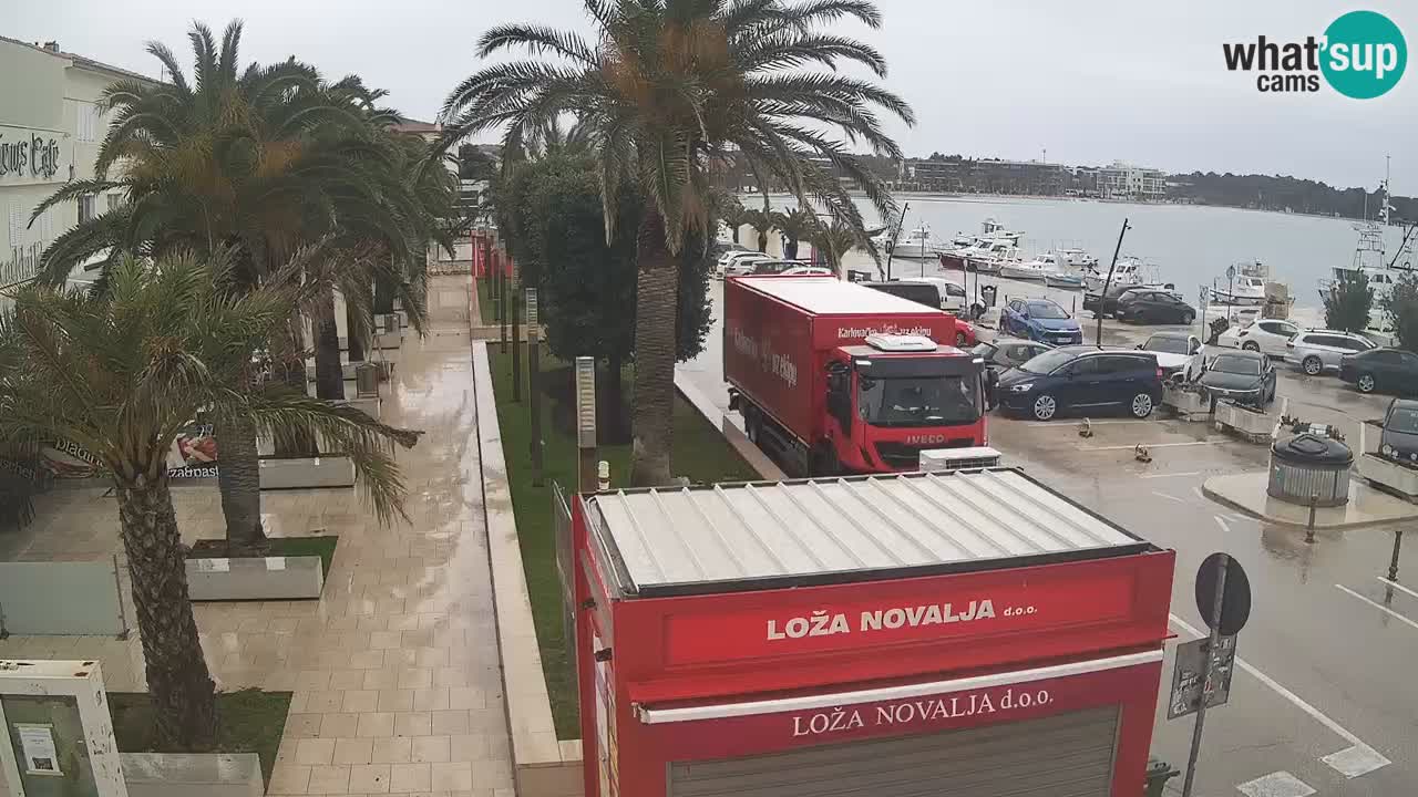 Webcam live Novalja – Obala Petra Krešimira IV