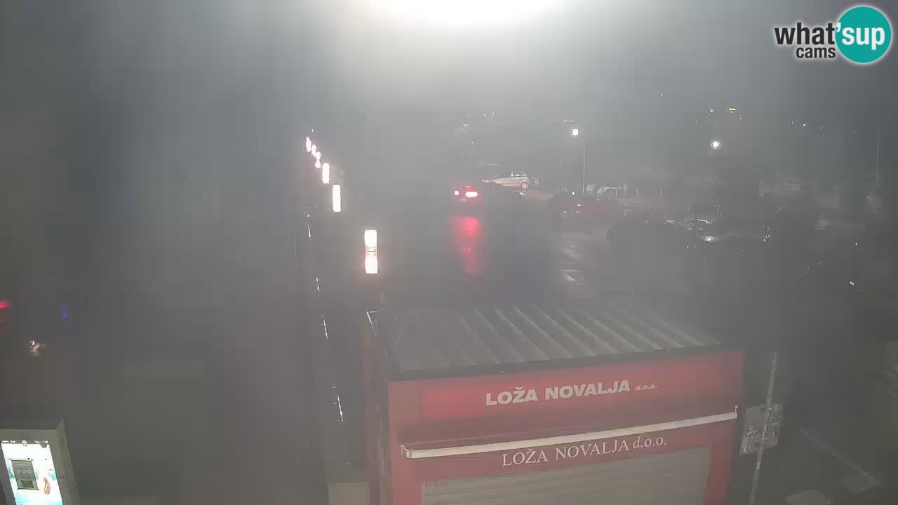 Webcam Novalja – Obala Petra Krešimira IV