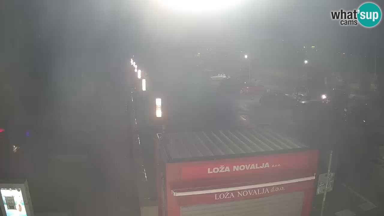 Live cam Novalja – Obala Petra Krešimira IV