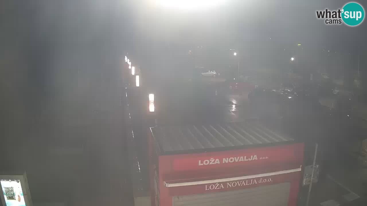 Camera en diecto Novalja – Obala Petra Krešimira IV