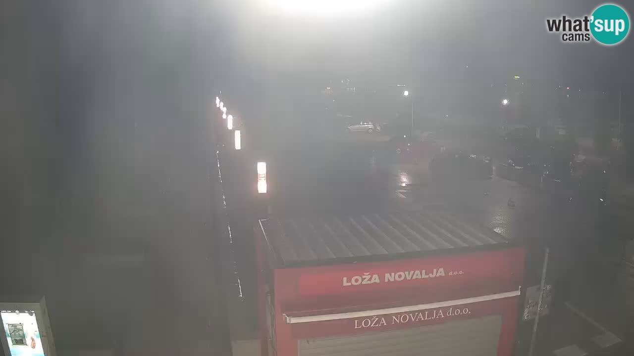 Camera en diecto Novalja – Obala Petra Krešimira IV