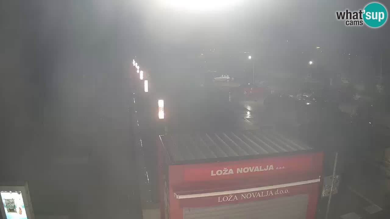 Live cam Novalja – Obala Petra Krešimira IV