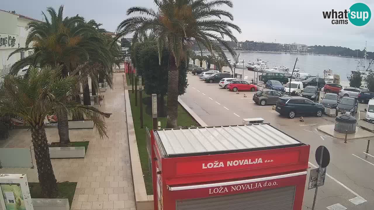 Webcam live Novalja – Obala Petra Krešimira IV