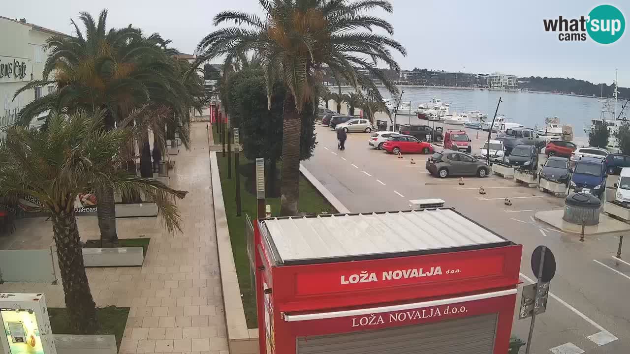 Live cam Novalja – Obala Petra Krešimira IV