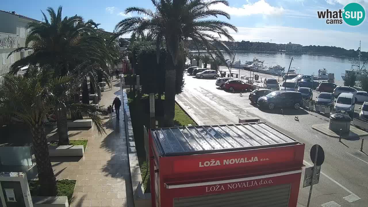 Live cam Novalja – Obala Petra Krešimira IV